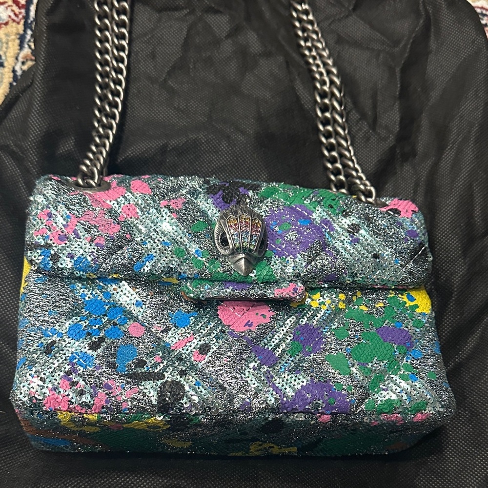 Kurt Geiger Multicolor Sequin Shoulder Bag - Picture 4 of 7